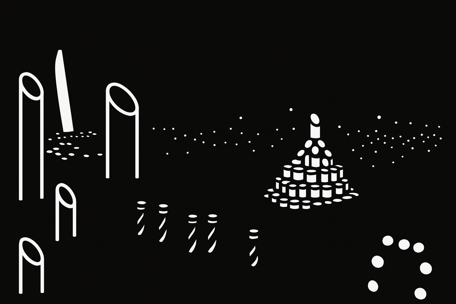 竹灯りフォトコンテスト2025の画像。灯りと光のつどいの情景が描かれている